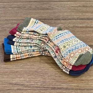 Women’s Colorful Patterned Casual Socks
